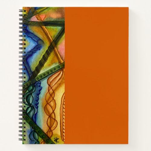 Flowing Lines Sketchbook Notebook