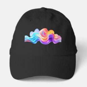 Flowing Neon Color Spectrum Performance Cap