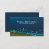 Flowing Numbers Accounting Business Card (Front/Back)