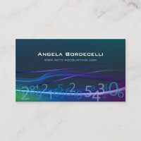 Flowing Numbers Accounting Business Card