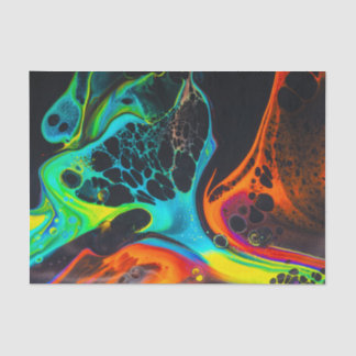 Flowing Paint Abstract, Decoupage, Bag Stuffing Tissue Paper