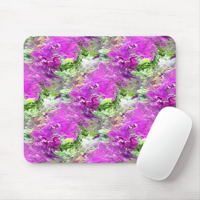 Flowing Petunias..... Mouse Pad (With Mouse)
