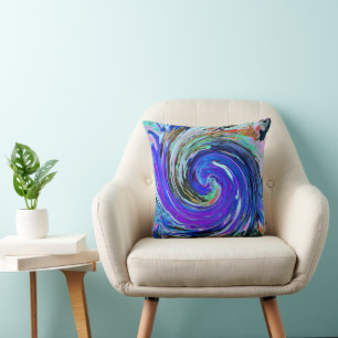 Flowing Poison.... Throw Pillow