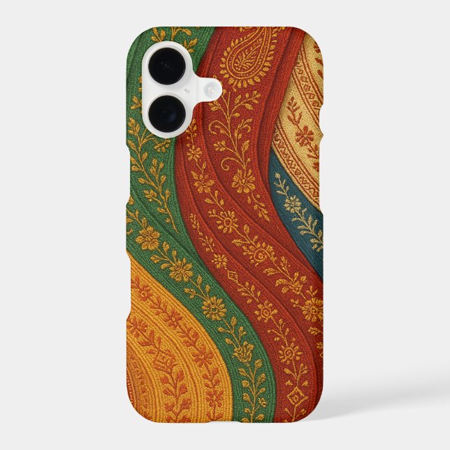 Flowing Saree Waves  iPhone Case (Back)