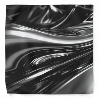 Flowing Silver Metal Bandana