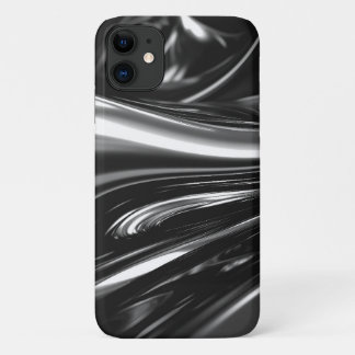 Flowing Silver Metal iPhone 11 Case