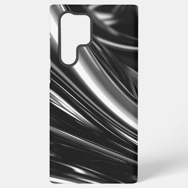 Flowing Silver Metal  Samsung Galaxy Case (Back)