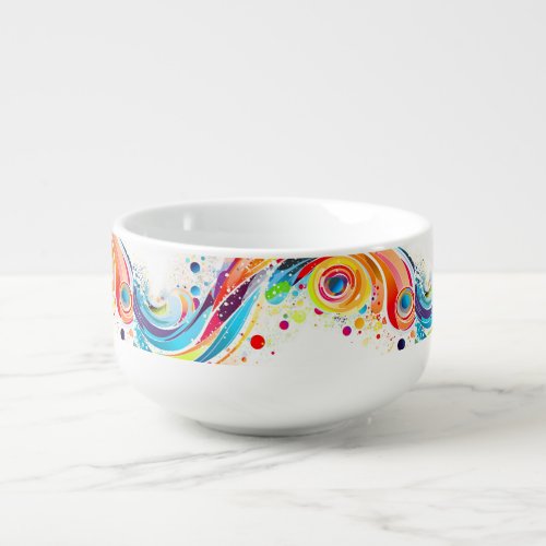 Flowing  soup mug