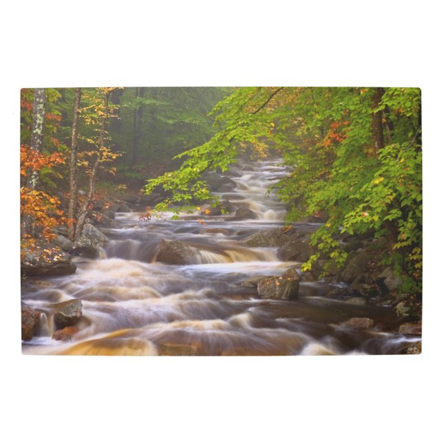 Flowing Streams Along the Appalachian Trail Metal Print (Front)