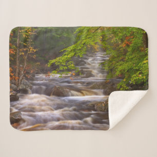 Flowing Streams Along the Appalachian Trail Sherpa Blanket