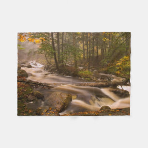 Flowing Streams Appalachian Trail Vermont Fleece Blanket
