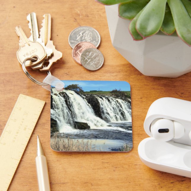 Flowing Waters of Hopkins Falls Keychain (Desk)