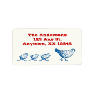 Flown the Coop Address Labels