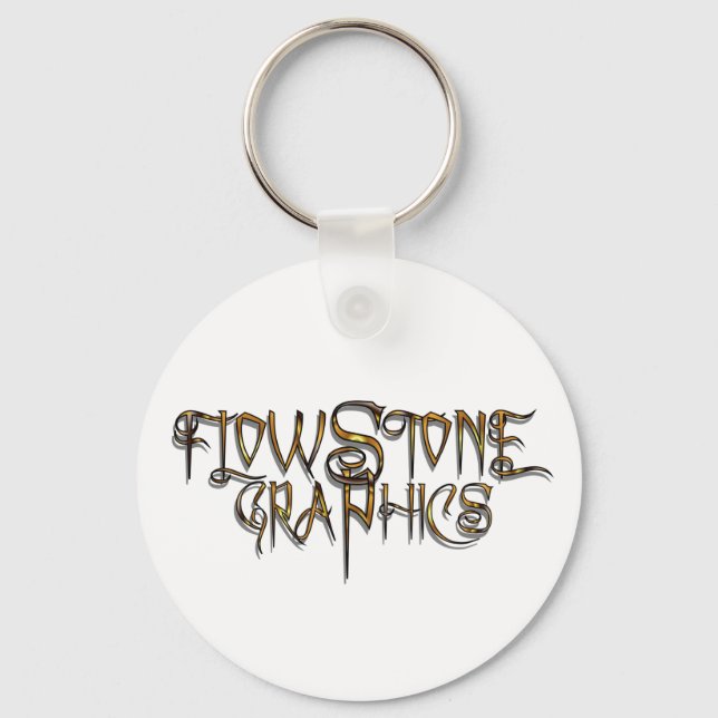 Flowstone Graphics Logo Keychain (Front)