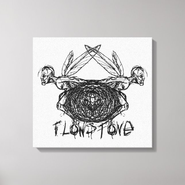 Flowstone Graphics Pixies Logo Canvas Print (Front)