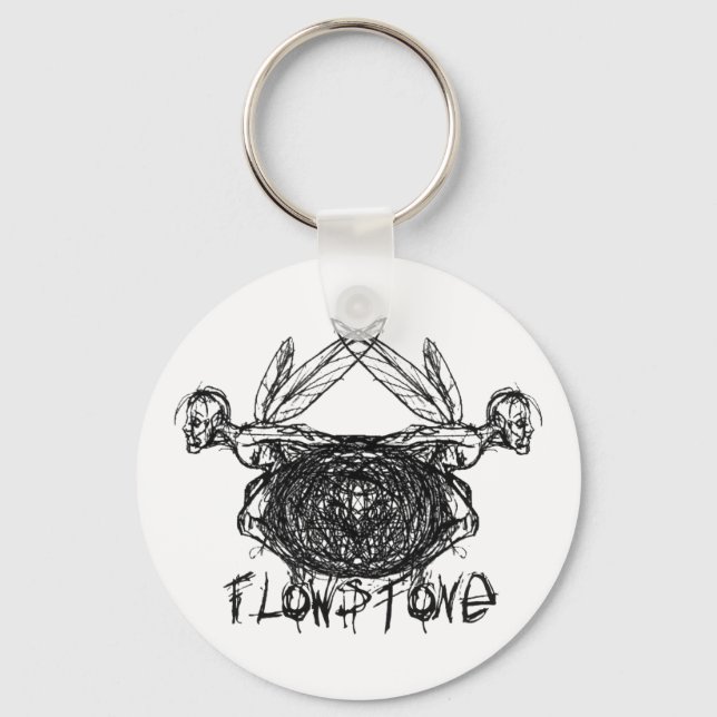 Flowstone Graphics Pixies Logo Keychain (Front)