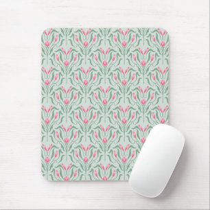 Flowy Pink Bud  Mouse Pad