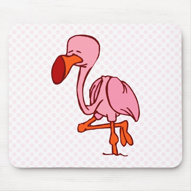 Floyd Flamingo Mouse Pad (Front)