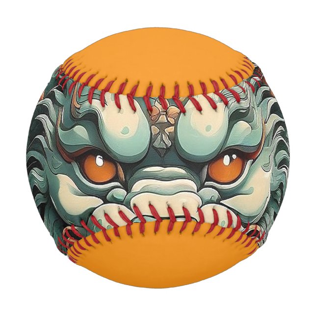 Flu Lion of Wisdom  Baseball (Front)