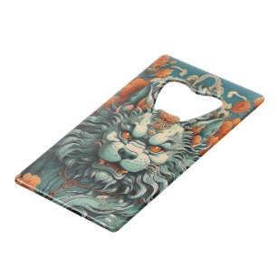 Flu Lion of Wisdom  Credit Card Bottle Opener