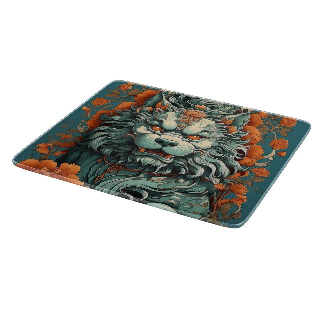 Flu Lion of Wisdom  Cutting Board (Corner)