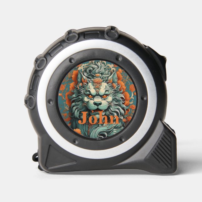 Flu Lion of Wisdom Tape Measure (Front)