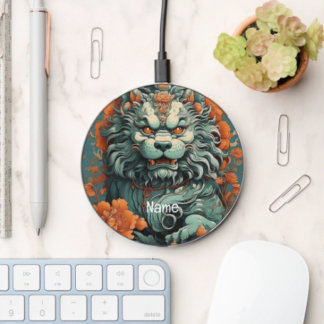 Flu Lion of Wisdom Wireless Charger