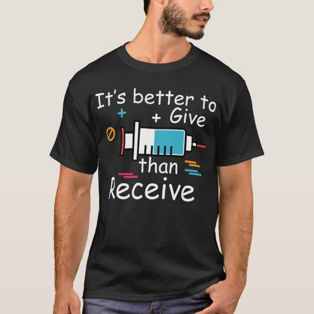 Flu Season Funny Flu Shot Doctor Medicine Health V T-Shirt (Front)