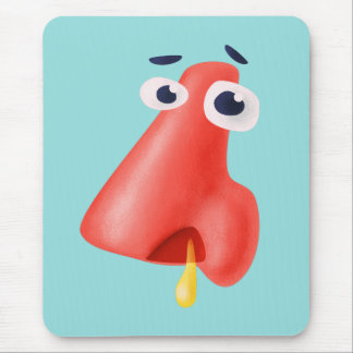 Flu Season Runny Nose Health Humor Mouse Pad