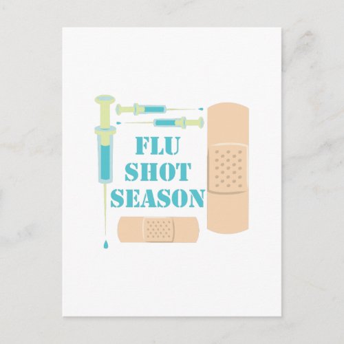 Flu Shot Postcard