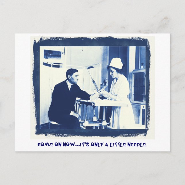 Flu Shots Postcard (Front)