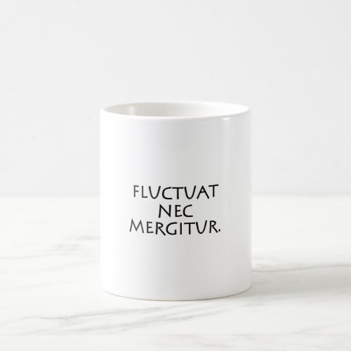 Fluctuat nec mergitur coffee mug