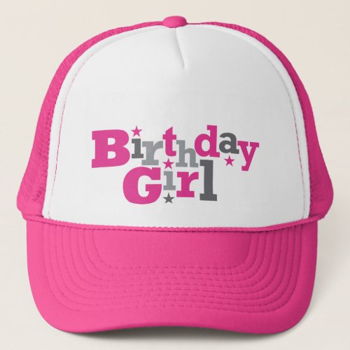 Fluctuating Type Birthday Girl Hat
