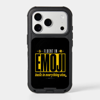 Fluent in Emoji iPhone 17 Pro Case | Funny Emoji
