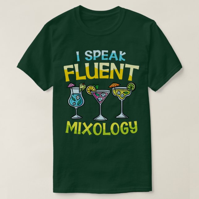 Fluent mixology T-Shirt (Design Front)