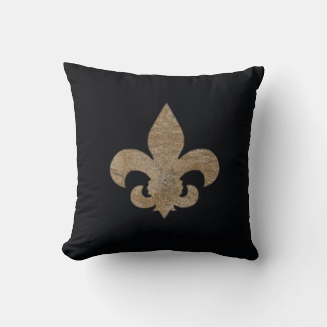 Fluer De Lis Pillow (Front)