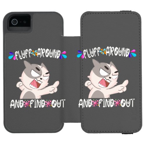 fluff around and find out iPhone SE55s wallet case