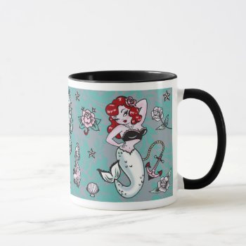 Fluff Molly Mermaid Mug by FluffShop at Zazzle