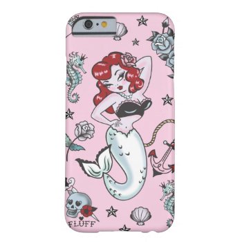 Fluff Molly Mermaid Pink Iphone 6 Case by FluffShop at Zazzle