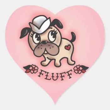 Fluff Monty The Sailor Dog Sticker by FluffShop at Zazzle