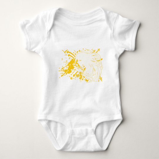 Fluff_of_a_Dandelion Baby Bodysuit