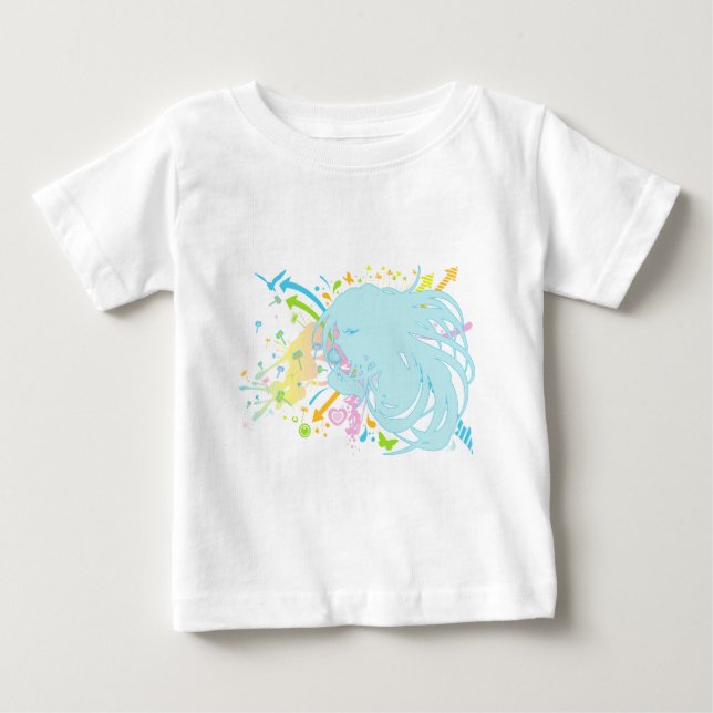 Fluff_of_a_Dandelion Baby T-Shirt (Front)