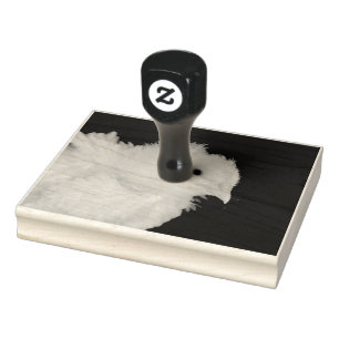 Fluff Rubber Stamp