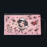 Fluff Suzy Sailor Bag<br><div class="desc">Suzy Sailor! A cute little sailor girl inspired by vintage tattoos and retro pinup girls with a nautical theme. Original artwork by Claudette Barjoud for Fluff!</div>