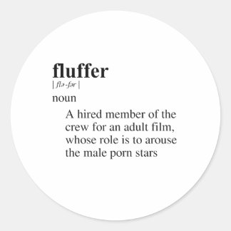 FLUFFER CLASSIC ROUND STICKER