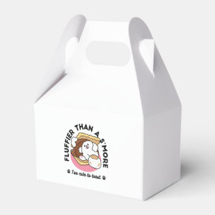 Fluffier Than a S’more – Cute Dog and Dessert Pun Favor Boxes