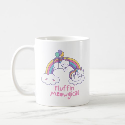 Fluffin Meowgical unicorn cat Coffee Mug