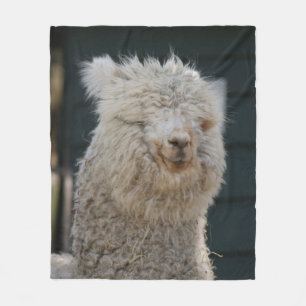 Fluffy Alpaca Fleece Blanket