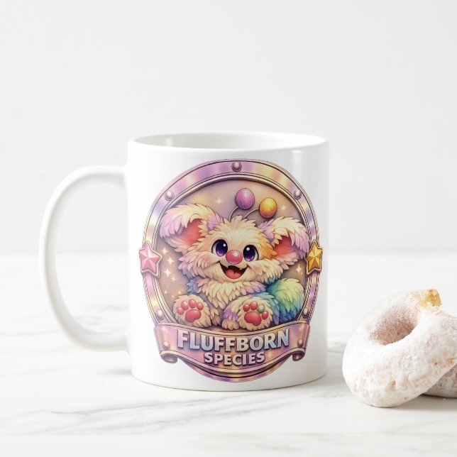 Fluffy and Fuzzy - Fluffborn Species Coffee Mug (With Donut)