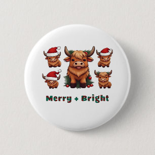 Fluffy Baby Highland Cow Drink Coffee Oversized T- Button